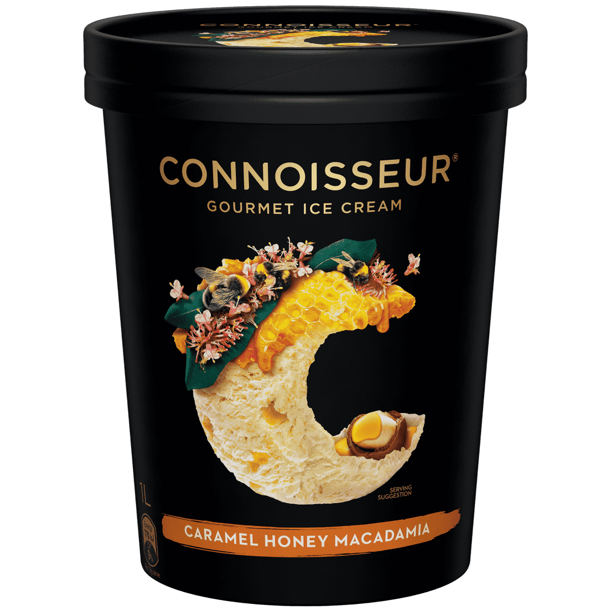 Connoisseur Caramel Honey Macadamia Johnsons Food Services