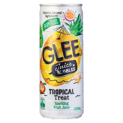 Glee Juice Sparkling Tropical 99% – Johnsons Food Services